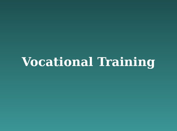 Vocational Training